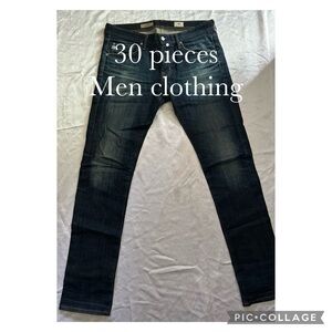 Mix 30 pieces men clothing jeans / jogger and shorts LOT / bundle